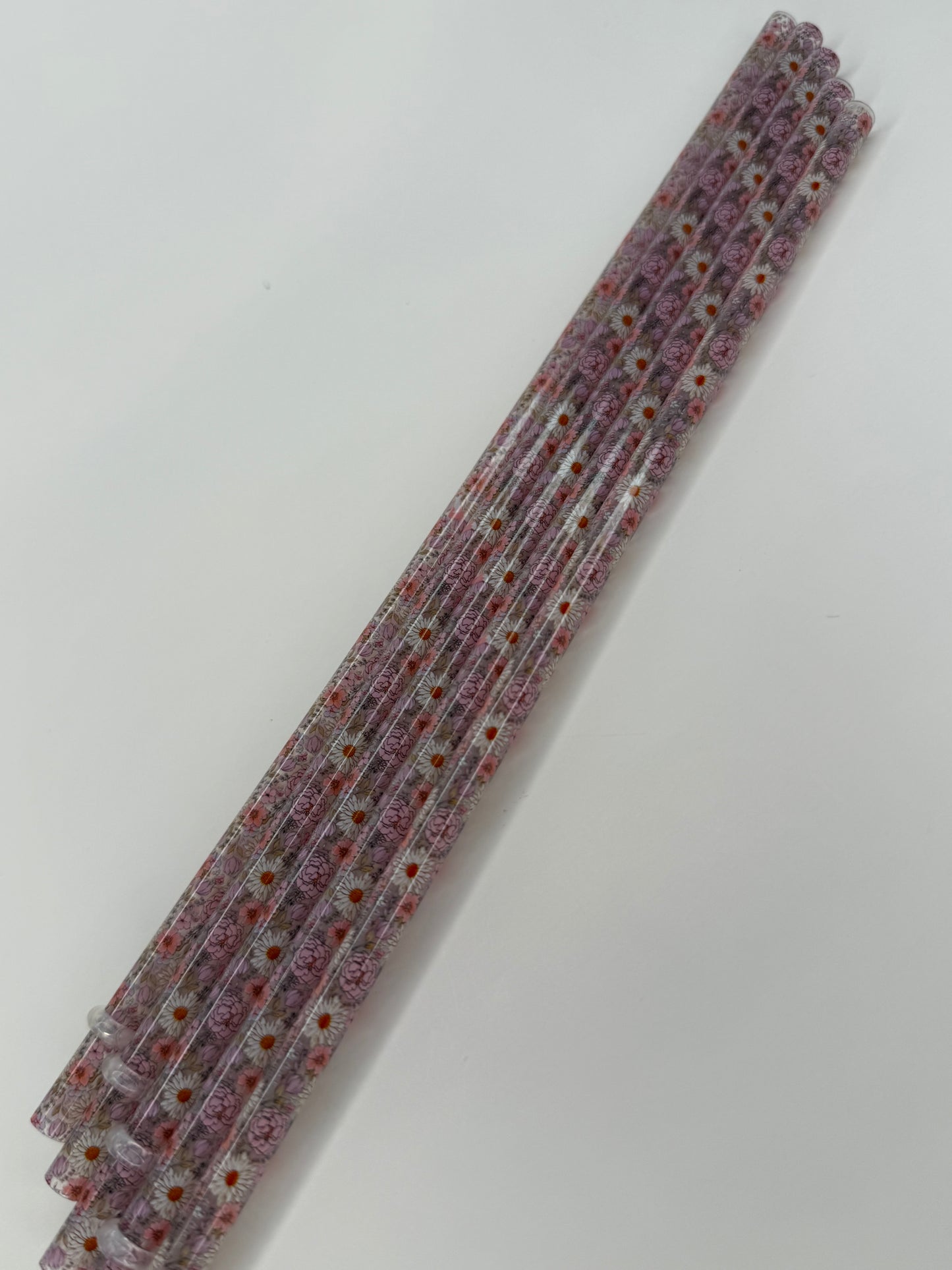 Flowers Straw- 10"