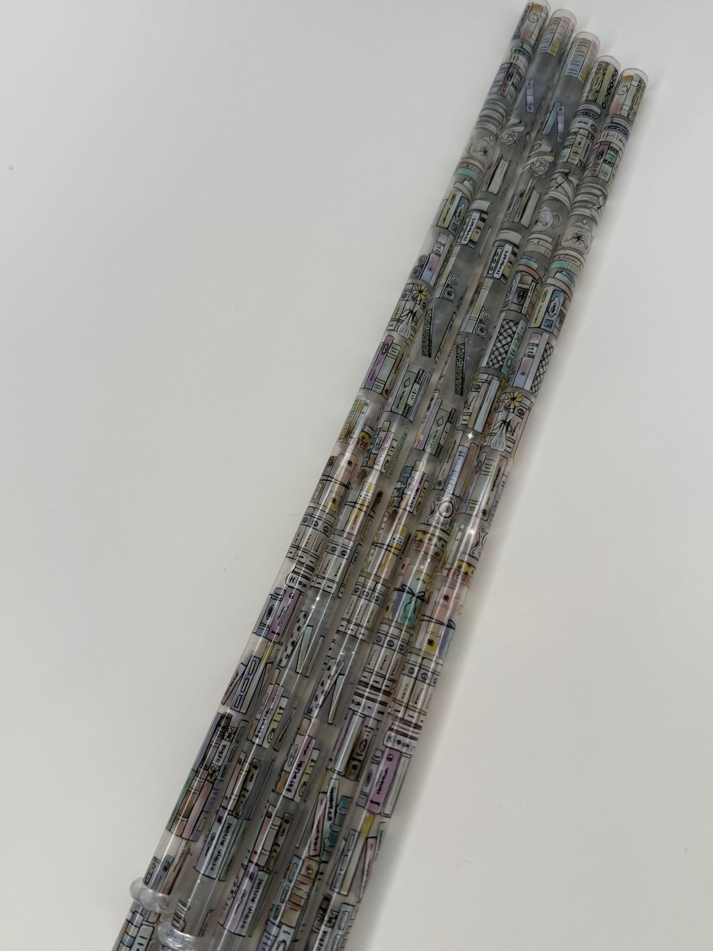 Books Straw- 10"