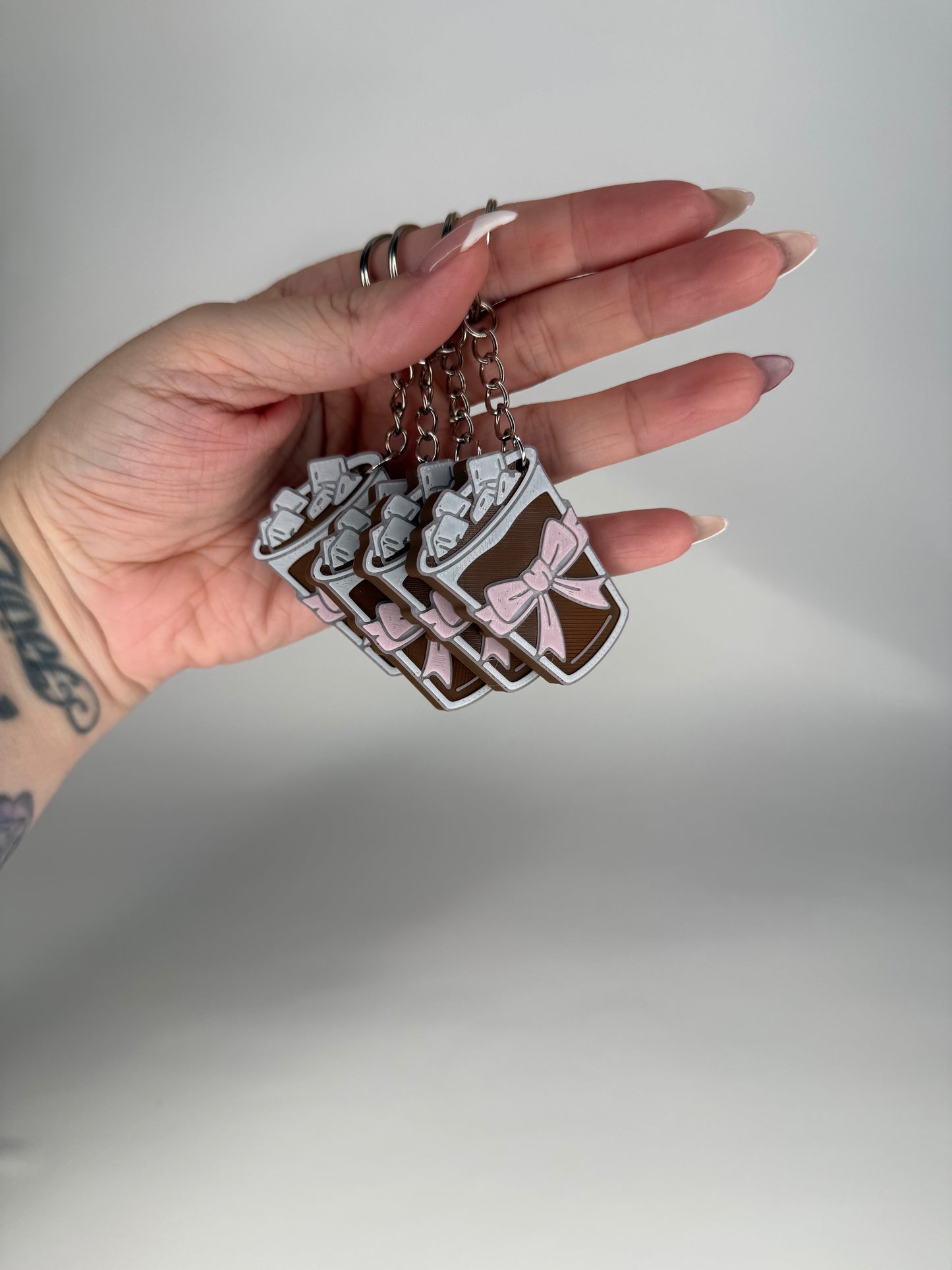 Iced Coffee can tab opener Keychain