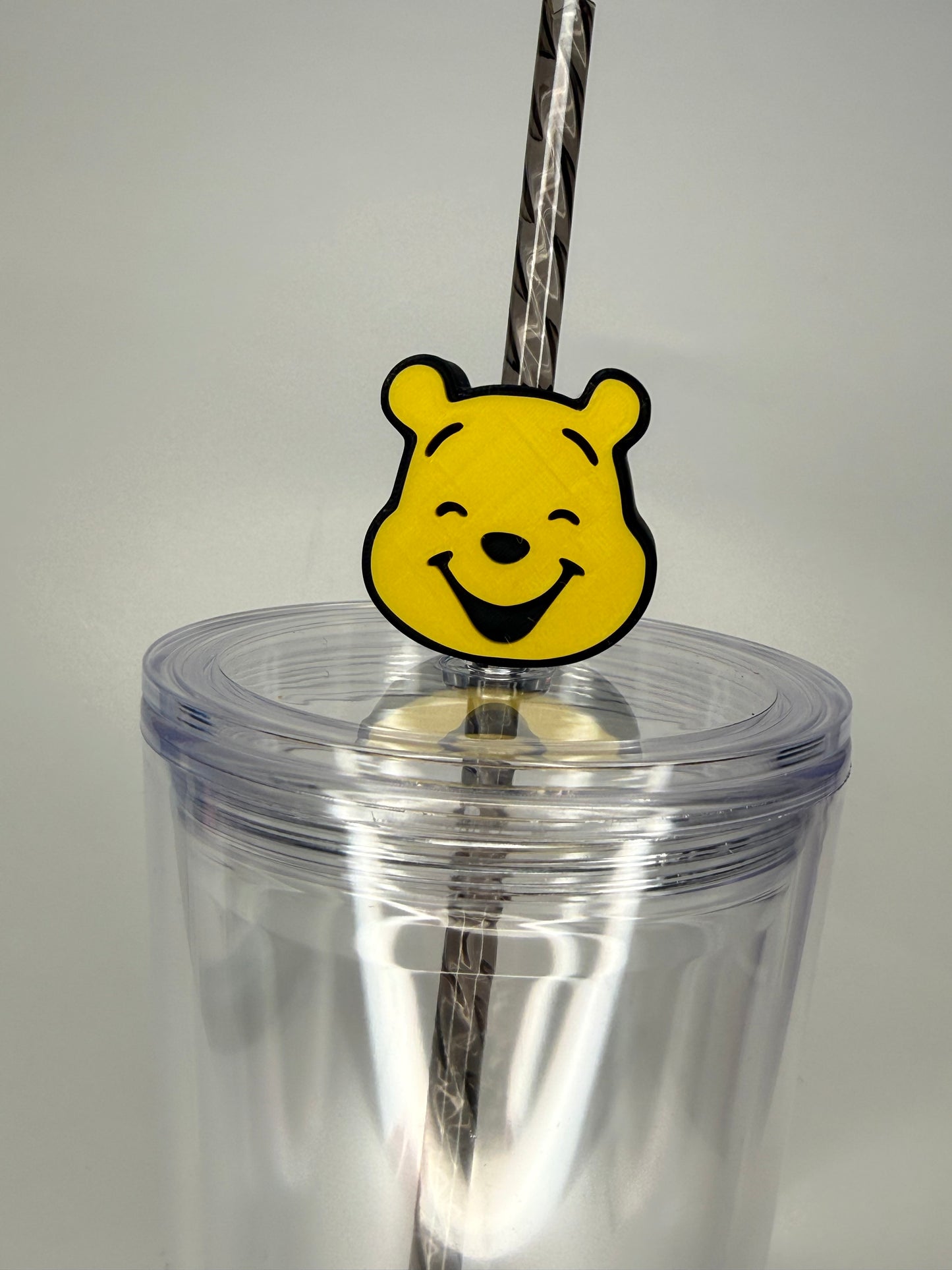 Yellow bear straw topper