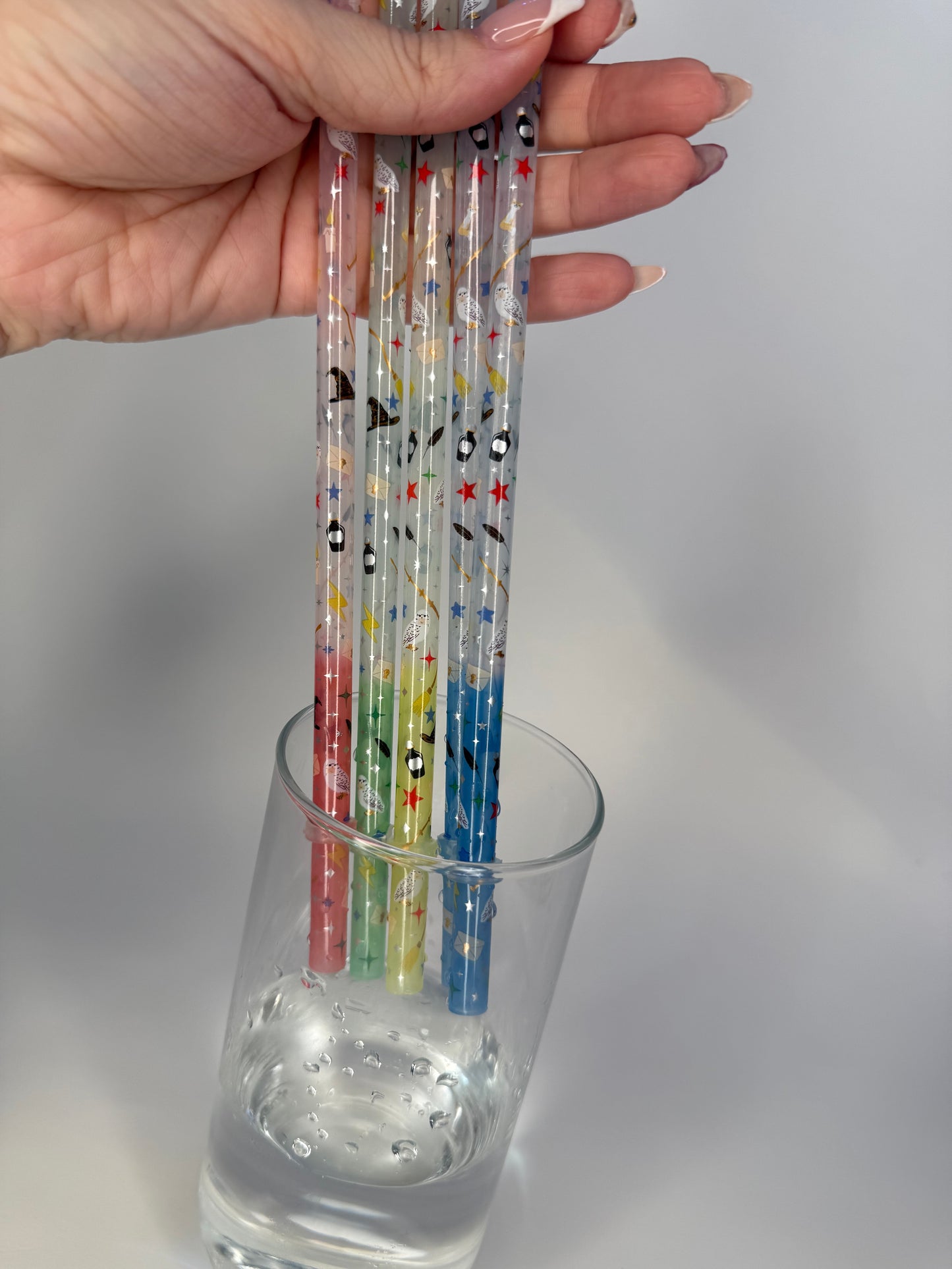 Wizard color changing straw- 12"