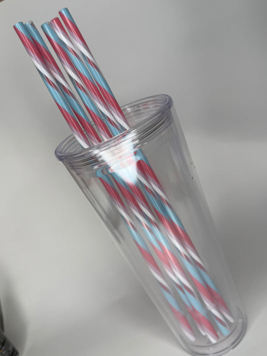 Swirl 12" straw