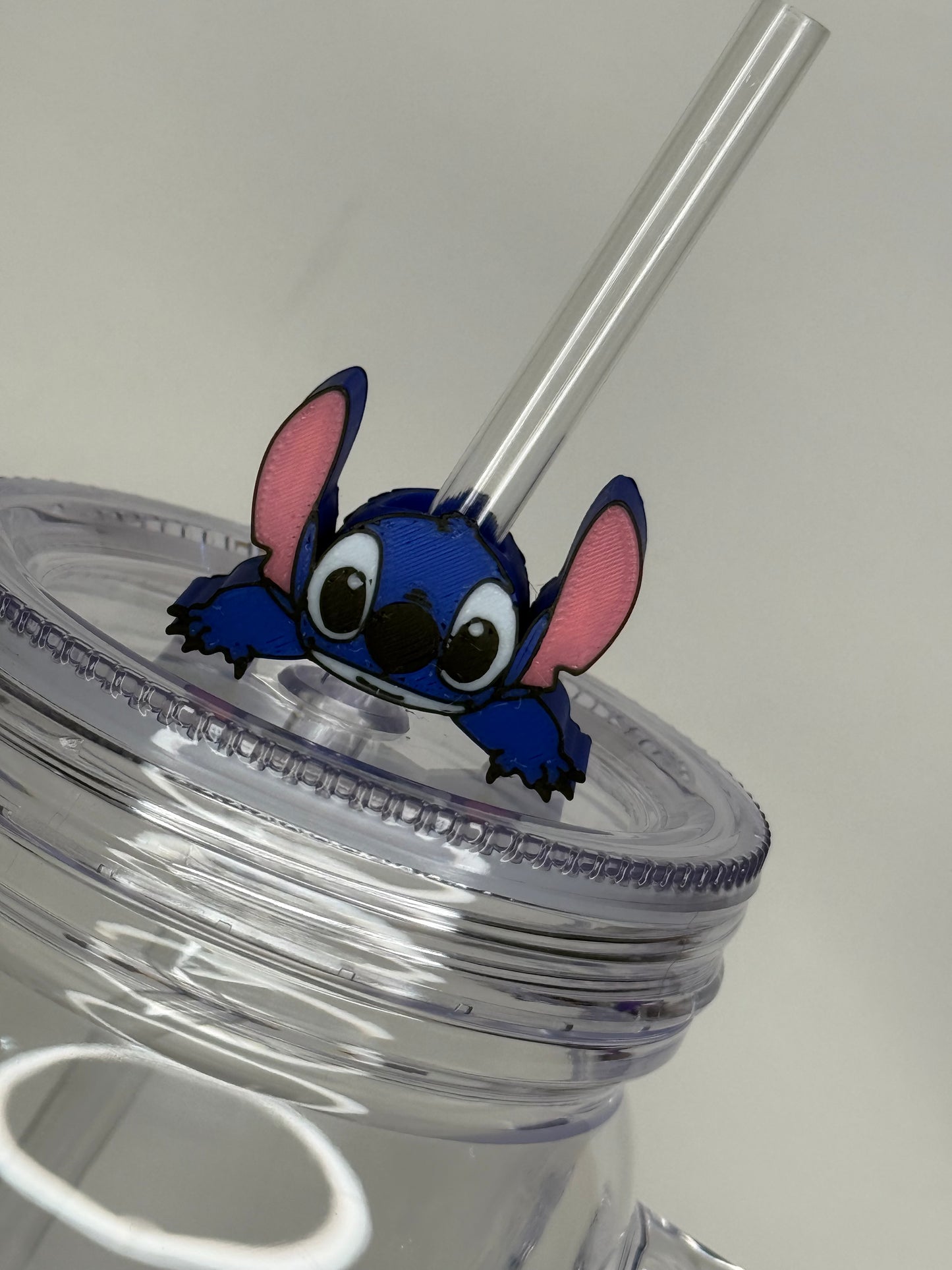 Blue Alien Straw Topper
