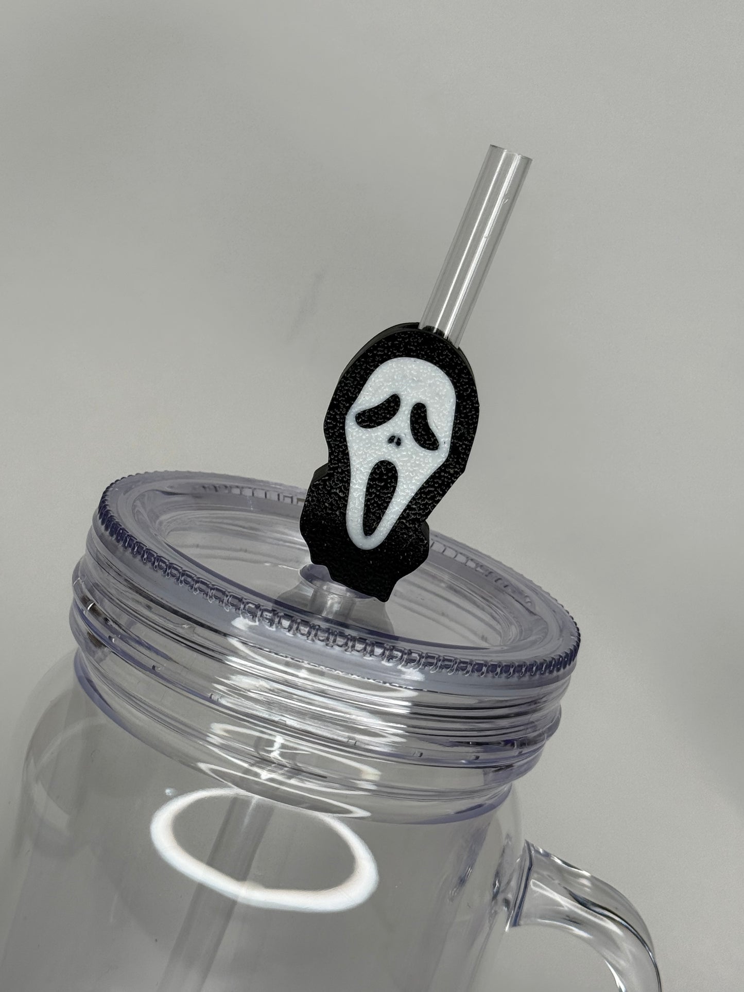 GhostFace Straw Topper