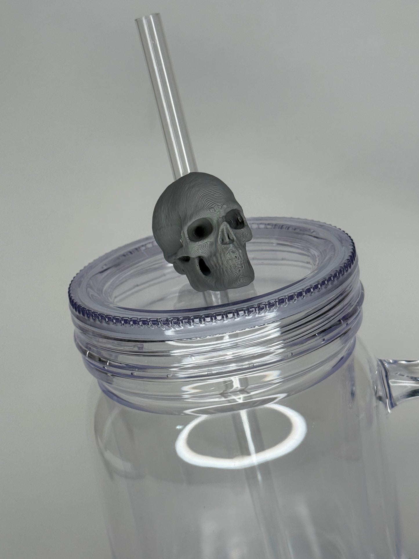 Skull Straw Topper