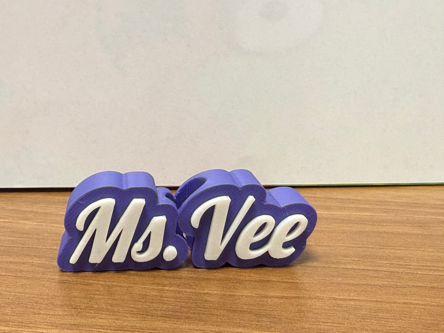 Personalized straw topper